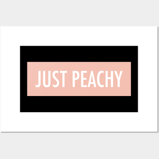 Just Peachy Healthy Vegetarian Diet Posters and Art